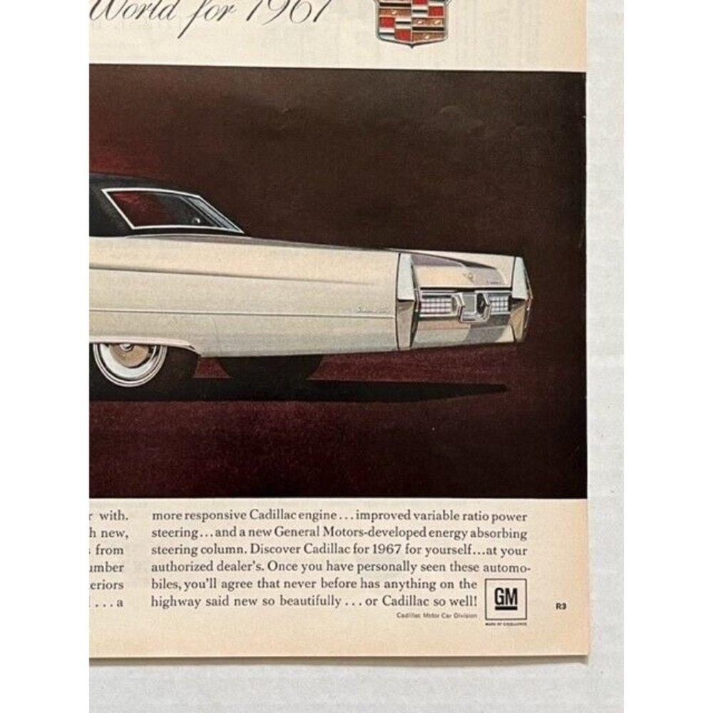 Vintage 1960s Cadillac Eldorado and Sedan de Ville 2 page Print Ad - Picture 9 of 9